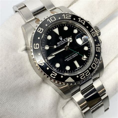 rolex gmt master 2 black dial price|rolex master 2 price.